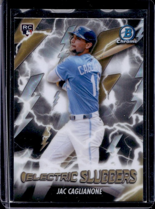 2026 Bowman Jac Caglianone Electric Sluggers Chrome RC Rookie #ES-23 Royals