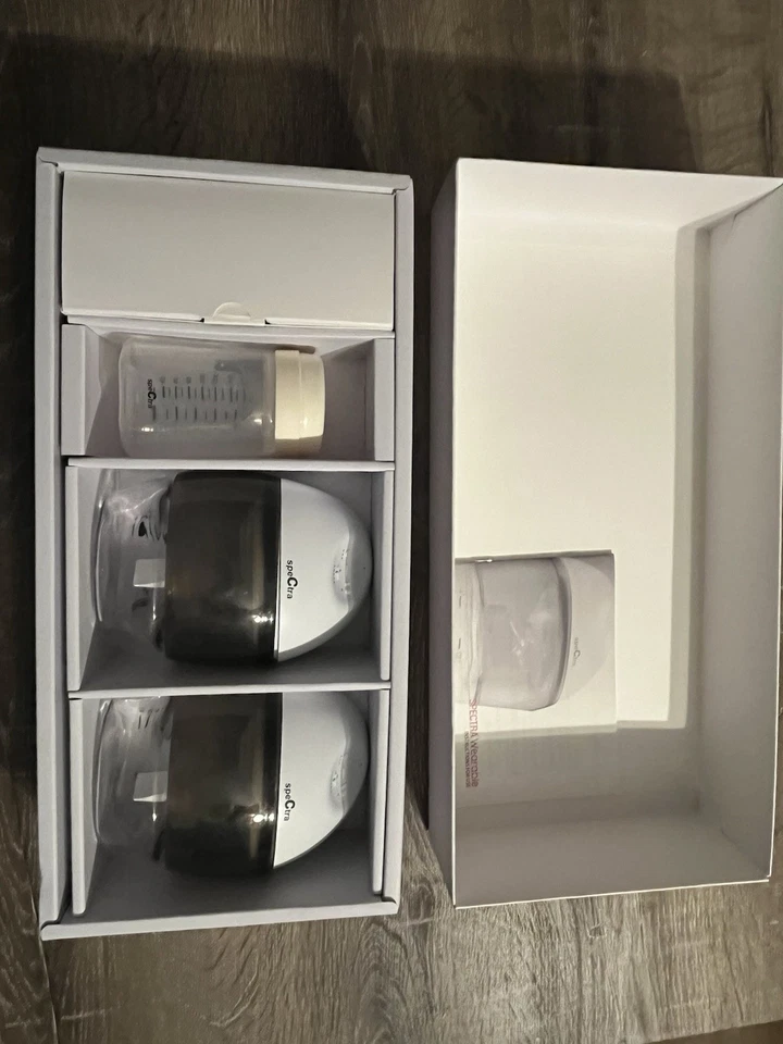 Extractor de leche eléctrico portátil Spectra Wearable2, manos libres, inalámbrico en sujetador Foto 2 de 4