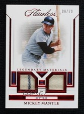 2023 Panini Flawless Legendary Materials Ruby 8/20 Mickey Mantle #LM-MM HOF 0q2