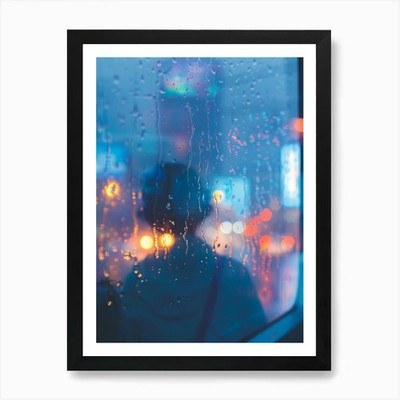 Rainy Day 5 Kunstdruck gerahmt Wand A gerahmt Wandbild Poster Leinwanddruck Bild