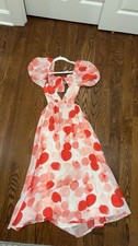 Women's Floral Midi Dress Size M Fits Super Good Condition See Photos