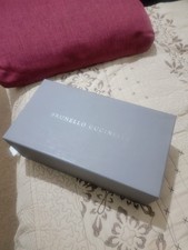 Luxus BRUNELLO CUCINELLI Schuhkarton grau Aufbewahrung 36 x 20 x 12 cm