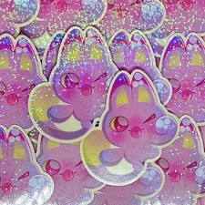 Tamagotchi Paradise Fanart Stickers Handmade 2-3/4 inch/70 mm