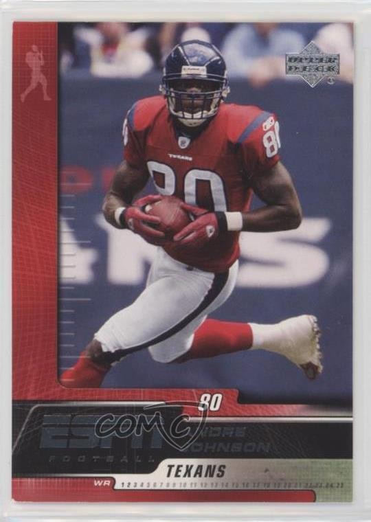 2005 Upper Deck ESPN Andre Johnson #40 HOF b5y