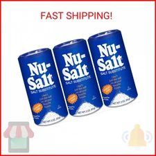 Nu-Salt Sodium-Free Salt Substitute, Contains Potassium Chloride, Table Salt Alt