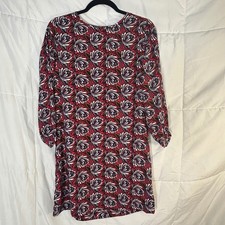LOFT Petites Womens Dress Size SP Floral Print Long Sleeve Shift