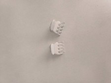 Lot de 2 Mini Pinces à Cheveux Blanches