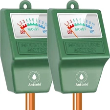 2 Pack Soil Moisture Tester, Plant Water Meter for Indoor and Outdoor Plants