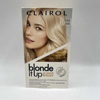 Clairol Blonde It up No Bleach Permanent Hair Dye Lightening Kit Hair 1 Pack