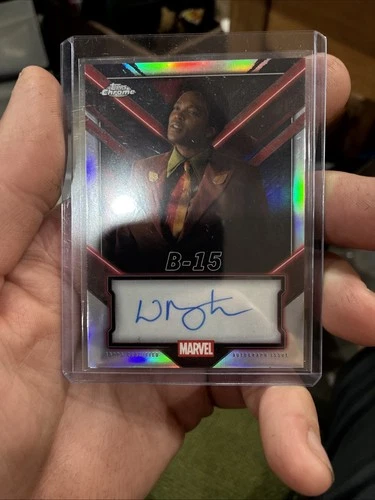2025 Topps Chrome Deadpool Wunmi Mosaku as B-15 Autograph Card  #TC-WB