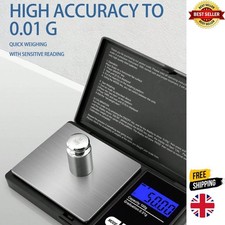 Digital Weighing Scales Jewellery Gold Mini Micro Pocket Electronic 0.1g 1000g