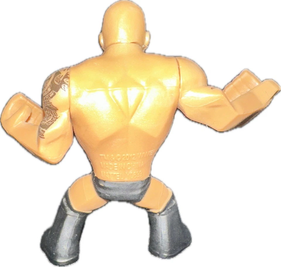 WWE Rumblers THE ROCK Traje Negro Suelto Foto 2 de 4