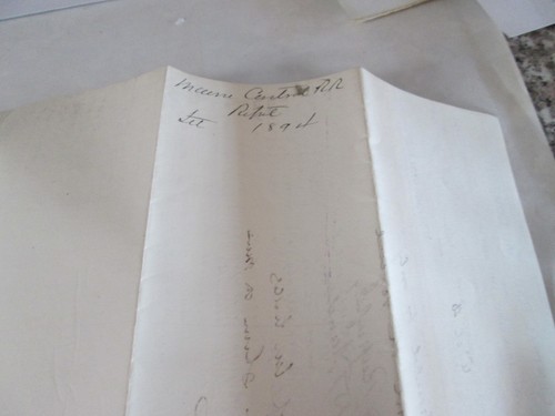 1894 (SEPT. & OCT) MCRR REPORT ON TICKET SALES-COBURN STEAMBOAT CO. + PASSES - Picture 7 of 7