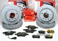 Zimmermann Sport Bremsen Ø 312 Mm + 256 Mm Vorne Hinten FüR Audi TT Quattro