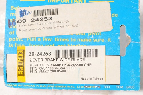 Emgo Lever - Brake - Yamaha XVS1100 Vstar Vmax 12 repl. 1FK-83922-00 | 30-24253 - Picture 2 of 2