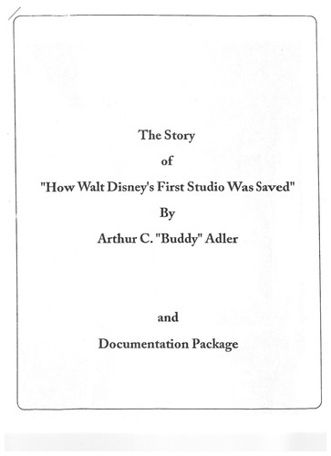 Holzstück aus Walt Disneys erstem Studio 1923, mit Zertifikat und Dokumentation - Bild 3 von 13