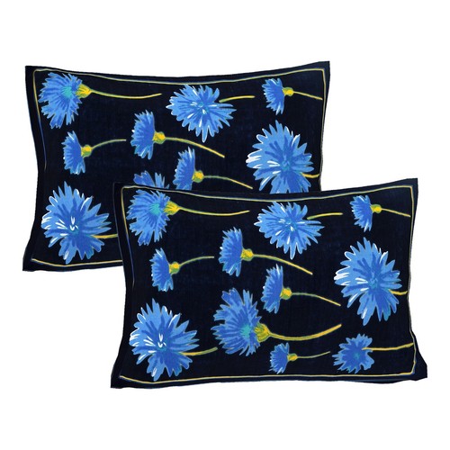 Sábana bajera hecha a mano Jaipuri algodón estampado tamaño king dos almohadas - Imagen 2 de 4
