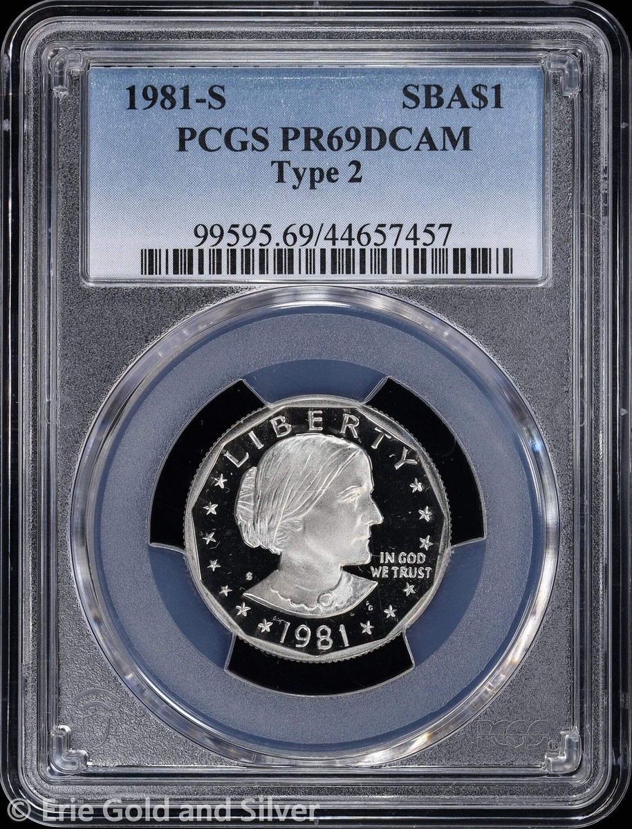 1981-S $1 Proof Susan B Anthony Dollar PCGS PR 69 DCAM | Type 2