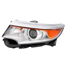 For 2011-2014 Ford Edge Driver Side Chrome Halogen Headlight Lamp Wbulbs 5pins For 2011-2014 Ford Edge Driver Side Chrome Halogen Headlight Lamp Wbulbs 5pins