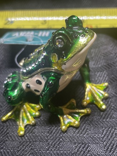 Iridescent Frog Green Yellow - Hi Way Gift Collections - With Tag - Imagen 2 de 7