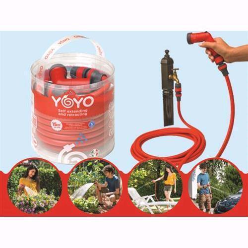 Tubo innaffio irrigazione estensibile YoYo 2.0 in kit 8 mt