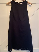 Ann Taylor LOFT Sleeveless Black Dress With Cutout Accents