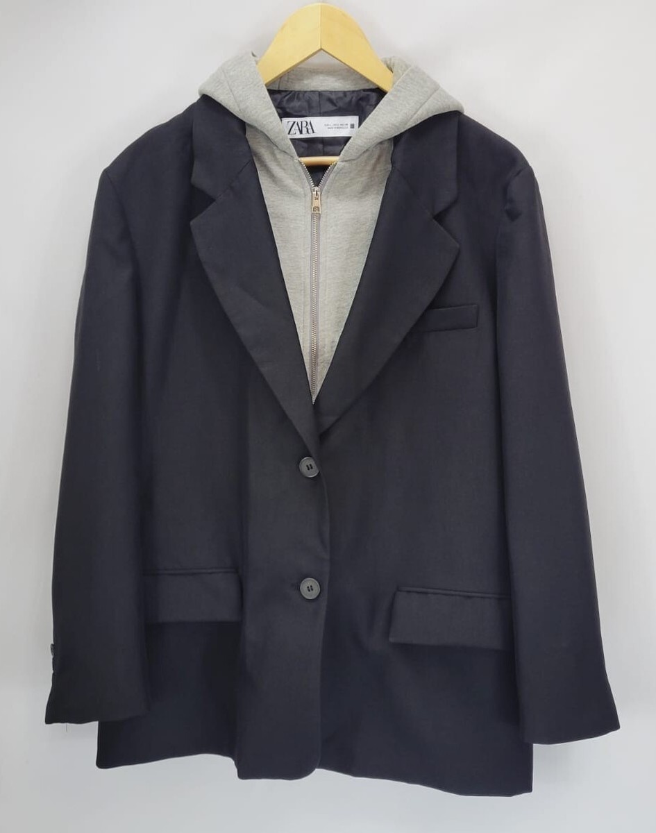 Zara Hooded Blazer Sport Coat Men's L | eBay