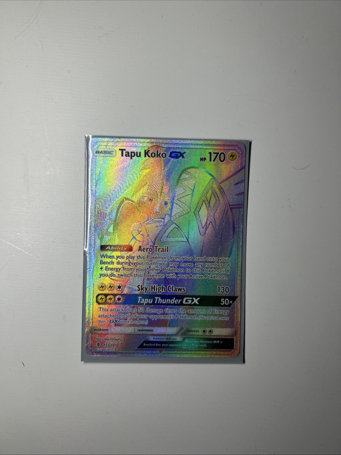 Tapu Koko GX SV93/SV94 Hidden Fates: Shiny Vault Holo