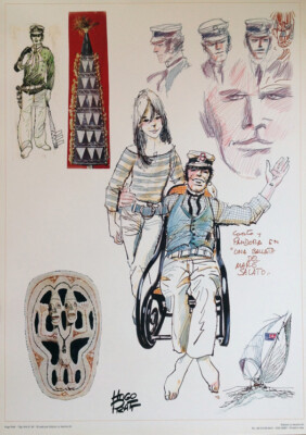 PRATT MALTESE SHORT POSTER IVALDI-LO VECCHIO UNSIGNED
