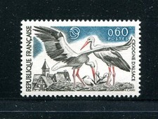 Francia 1369, MNH Pájaro: Cigüeña blanca. 1973. x19965