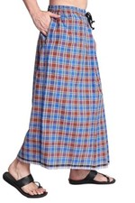 Elastic Premium Cotton Lungi with Dual Pocket, Pack of 1  Box Red 