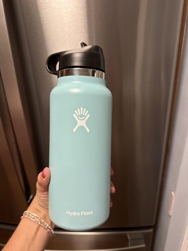 Hydro Flask 32 Oz Water Bottle Wide Mouth Straw Lid - 第 1/6 張圖片