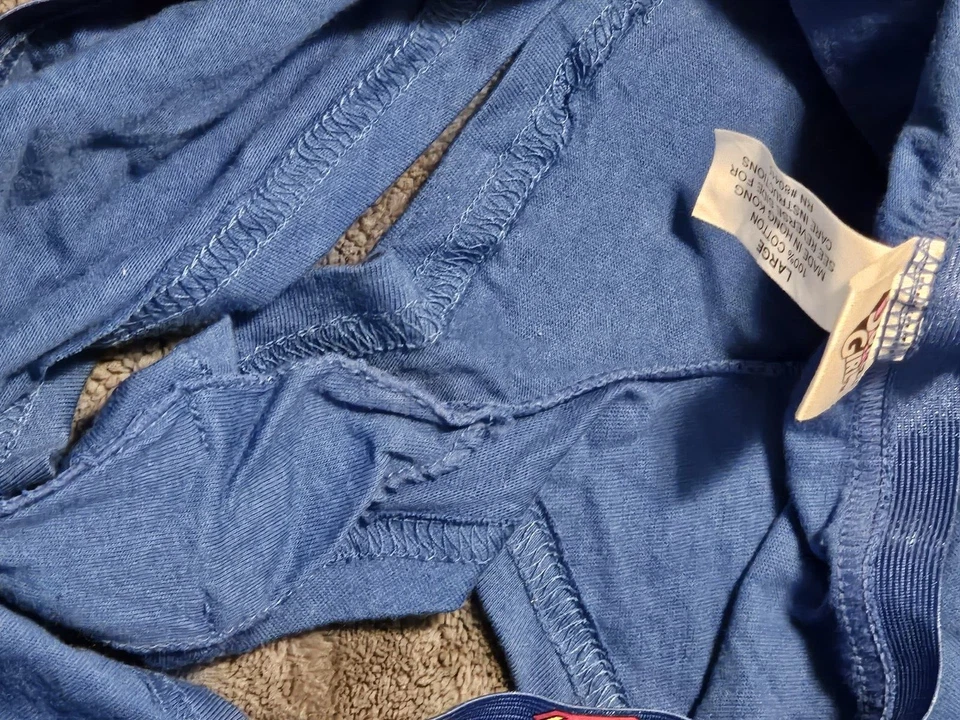 SuperGirl Intimates Women's Hipster 100% Cotton Panties Sz: SMALL Color: BLUE - Image 3 of 4