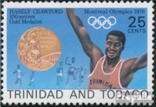 Timbres Trinidad et Tobago 1977 Mi 350 neuf 1977 Hasely Crawford