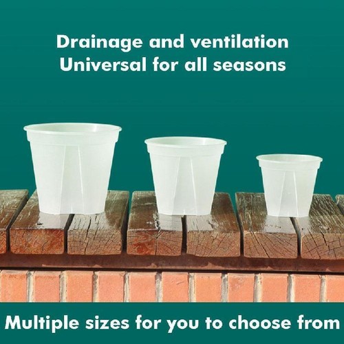 Plant Pot DIY Transparent Cylindrical Flower Holder Vegetable Planter