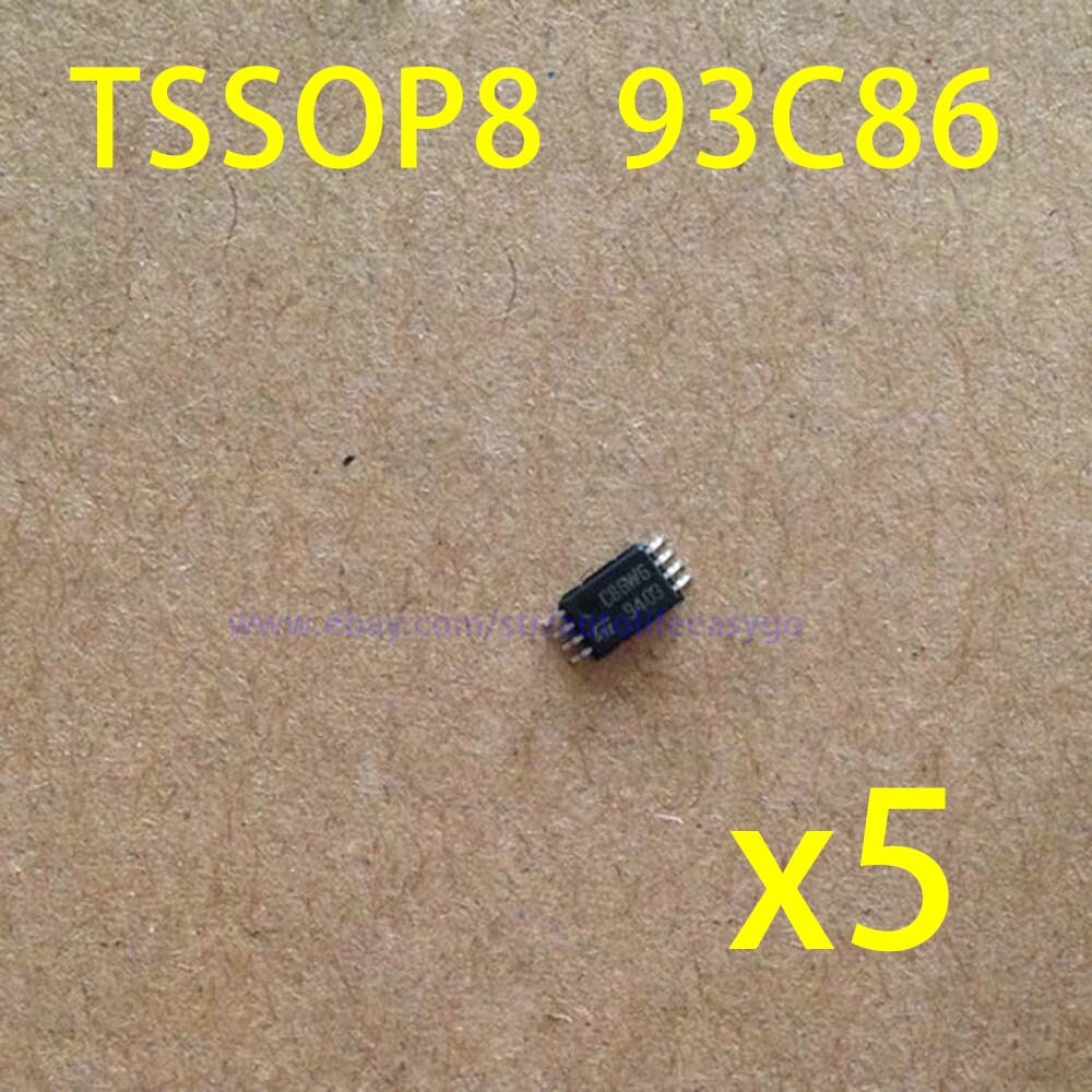 5pcs New Genuine 93C86 C86 Auto Dashboard EEPROM Chip TSSOP8 | eBay
