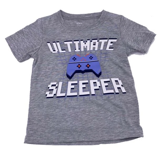Nuevo Carter's Little Boys Niños Pequeños Pijama Ropa de Dormir Conjunto de 3 Piezas Azul Gris Talla 5 Foto 4 de 4