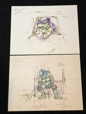 Leo & Don TMNT Teenage Mutant Ninja Turtles High Quality Reproduction Scan