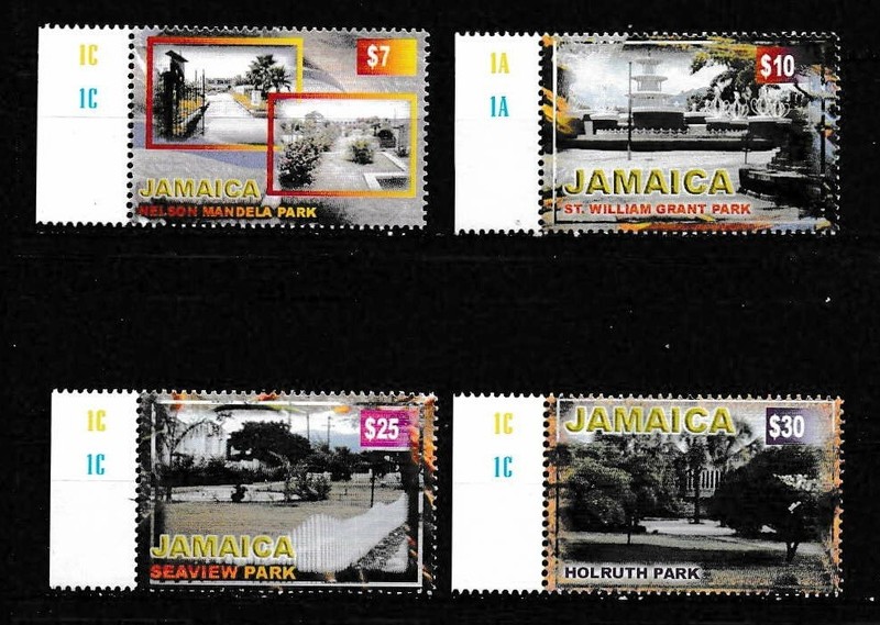 Jamaica 1999 Parks and Gardens Christmas SC# 911-914 MNH Mint/Never Hinged