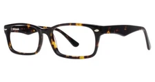 MODERN OPTICAL BMEC BIG TWIST MEN'S EYEGLASSES 58-18-150 TORTOISE W/ SOFT CASE