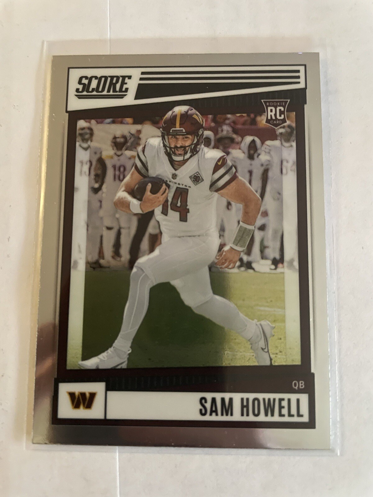 2022 Panini Chronicles Sam Howell Score RC Commanders Rookie SP-304