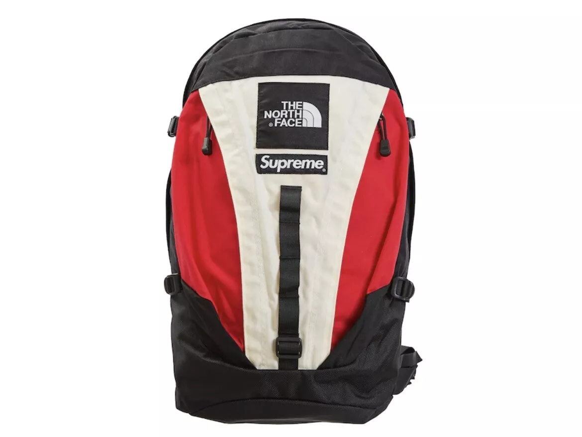 Supreme North Face Expedition Backpack TNF Red Papyrus Box Logo Limited