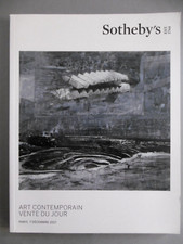 SOULAGES COMBAS BASQUIAT KLEIN KOONS DOGANCAY CESAR HAINS  catalogue Sotheby's