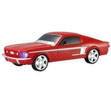 Ford Mustang 1967 Red Bluetooth Portable Speaker w/ LED Light USB/AUX/FM Radio