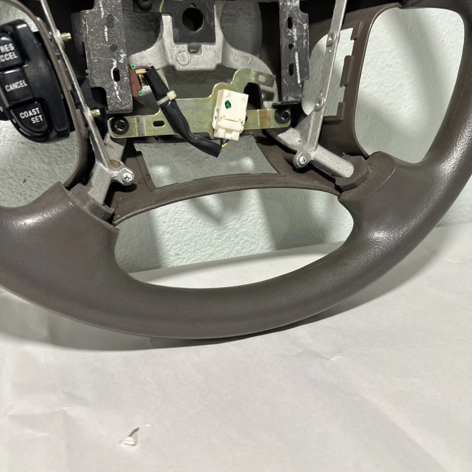 00-02 Nissan Quest Van SE Usado IF53-3600-BAW Conjunto Volante con Controles Foto 3 de 4