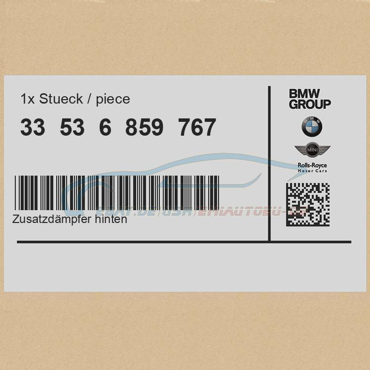 Original BMW 33536859767 - Zusatzdämpfer hinten | eBay 