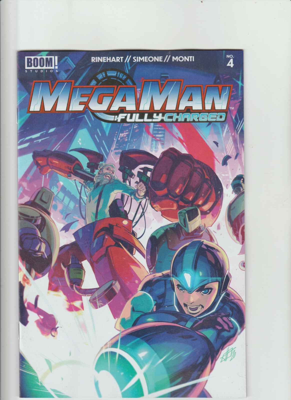 BOOM STUDIOS MEGA MAN FULLY CHARGED #4 NOVEMBER 2020 1ST PRINT NM
