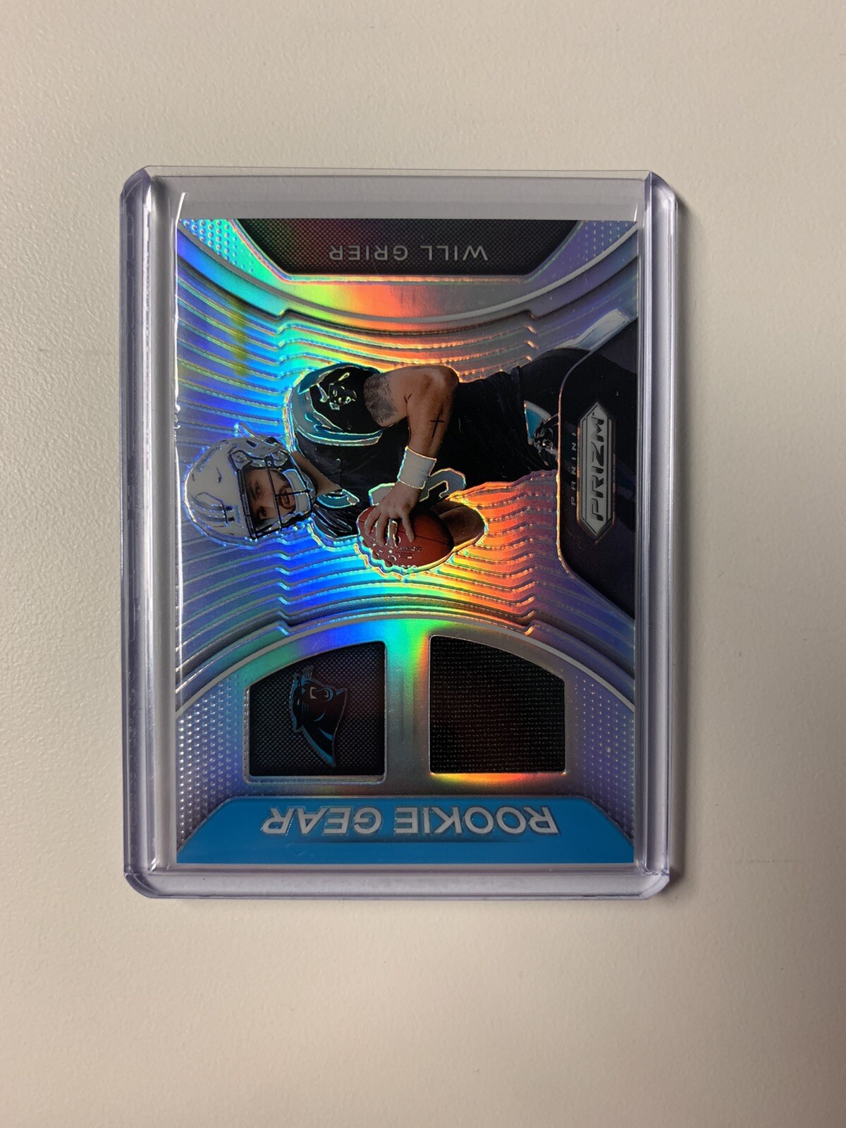 Will Grier 2019 Prizm Rookie Gear Silver Prizm #RG-WG