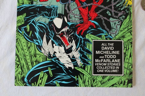 SPIDER-MAN vs VENOM TPB Marvel 1990 1st Print by David Micheline Todd McFarlane - Picture 3 of 6