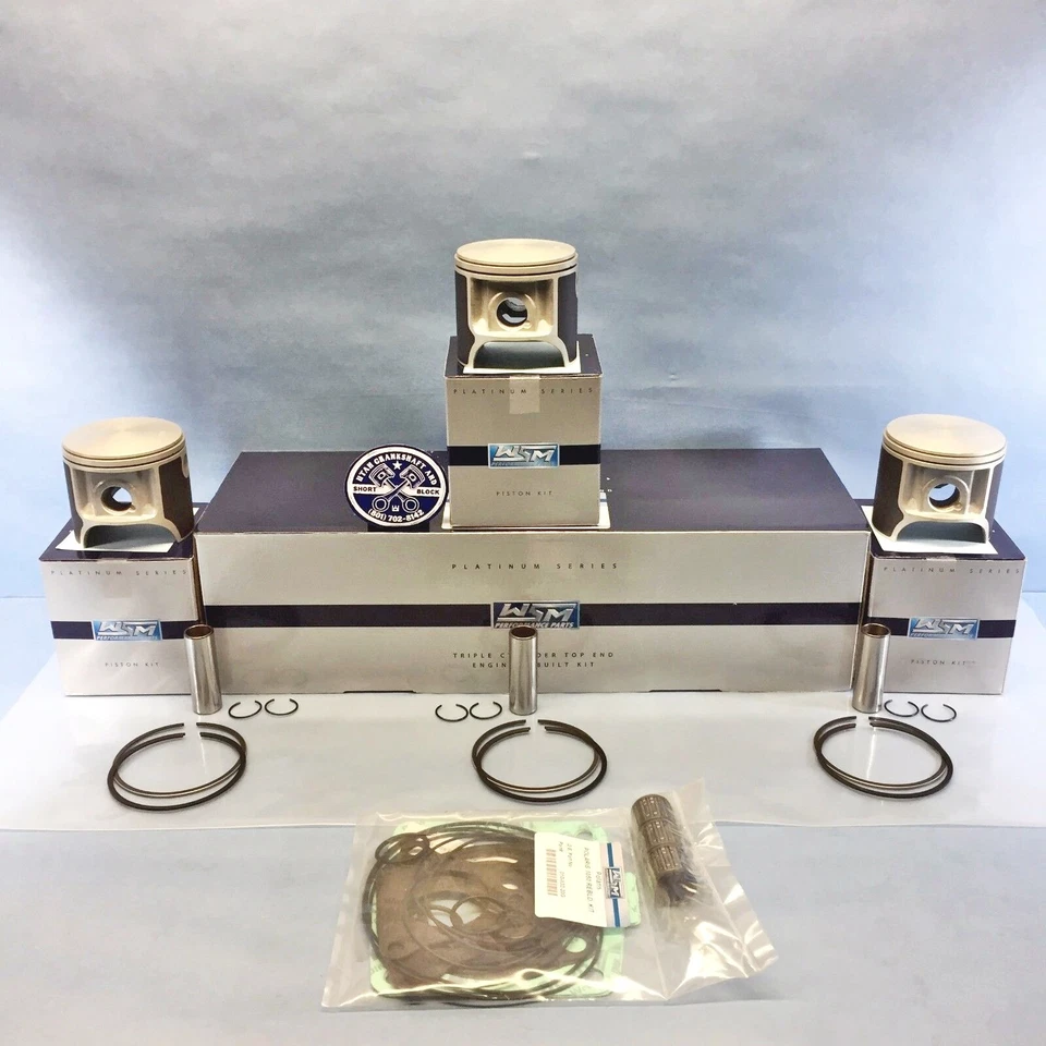 NUEVO 81.00mm STD PLATINUM WSM KIT EXTREMO SUPERIOR POLARIS 1050 1996-2002 SL SLTX SLX Foto 2 de 4